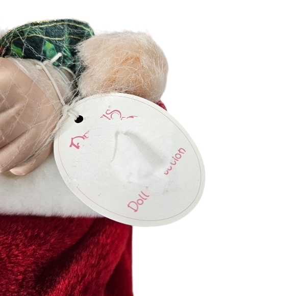 NWT Vintage‎ 90s Precious Moments Christmas Eve Doll in Christmas Stocking - Picture 4 of 9